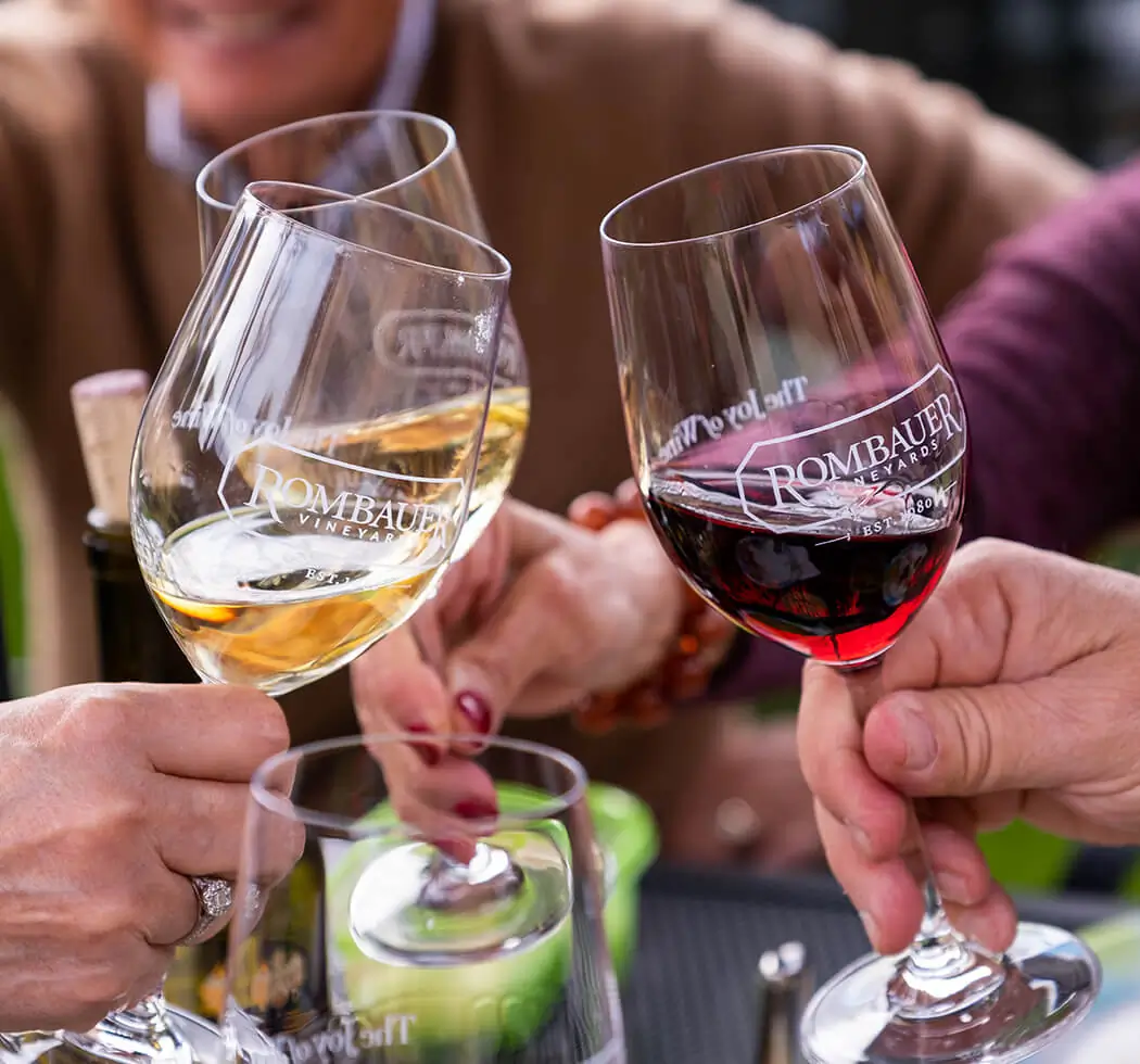 Wine Glasses Cheersing